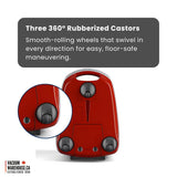 Sebo Airbelt E3 Premium Canister Vacuum Cleaner - Red - VacuumWhouse - 91642FC