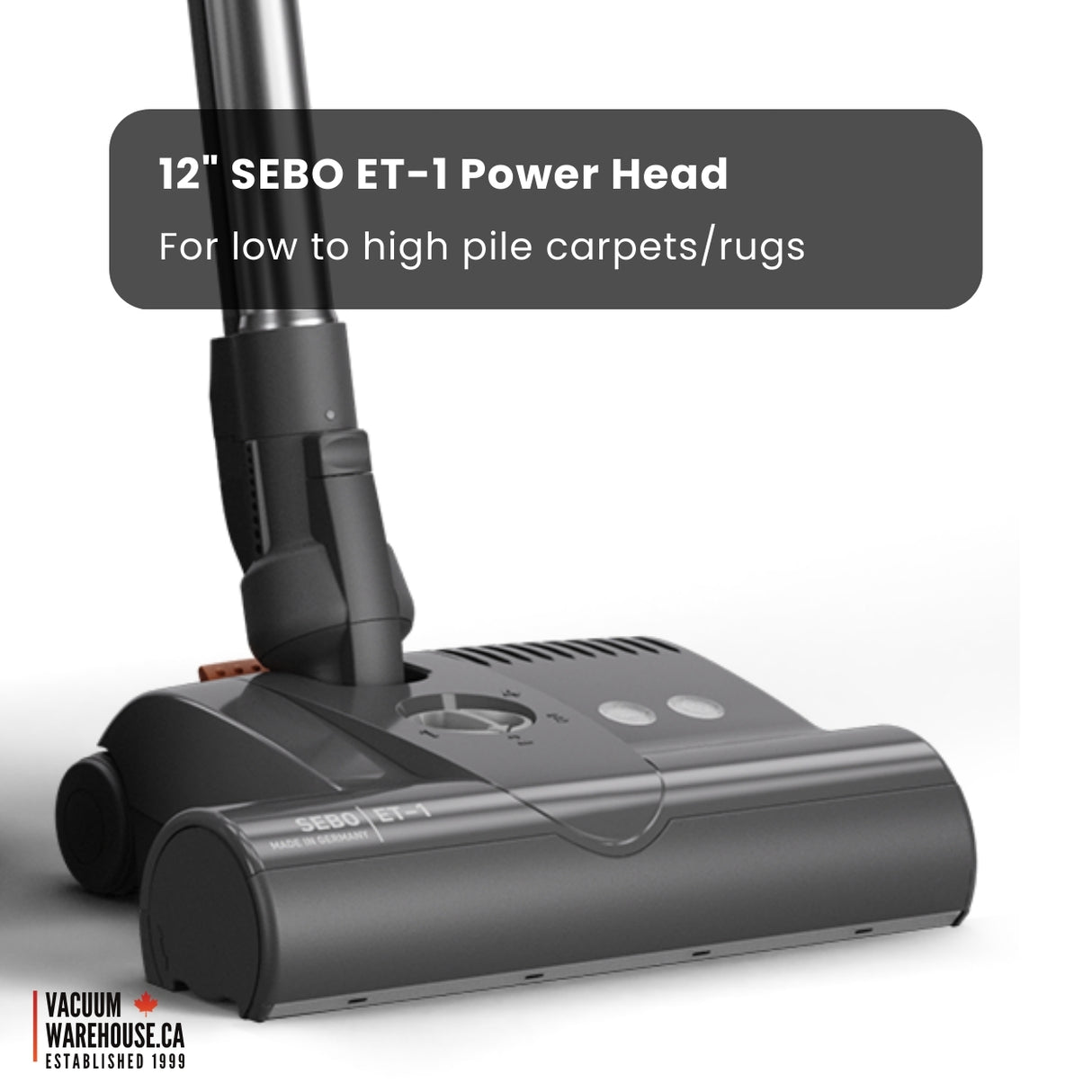 Sebo Airbelt E3 Premium Canister Vacuum Cleaner - Red - VacuumWhouse - 91642FC