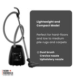 Sebo Airbelt K2 Turbo Canister Vacuum Cleaner - Onyx Black