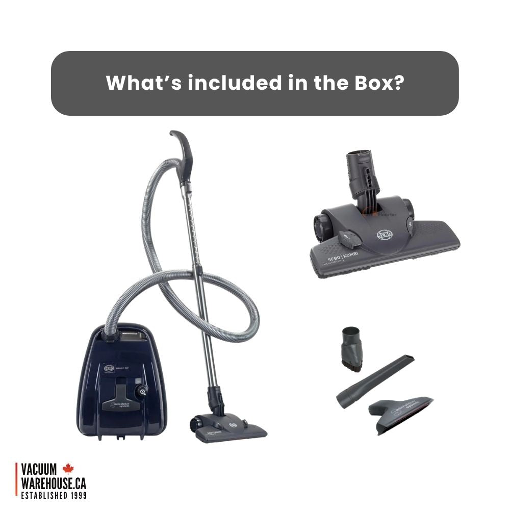 Sebo Airbelt K2 Kombi Canister Vacuum Cleaner - Dark Blue