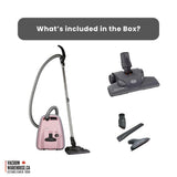 Sebo Airbelt K2 Kombi Canister Vacuum Cleaner - Pastel Pink