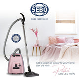 Sebo Airbelt K2 Kombi Canister Vacuum Cleaner - Pastel Pink