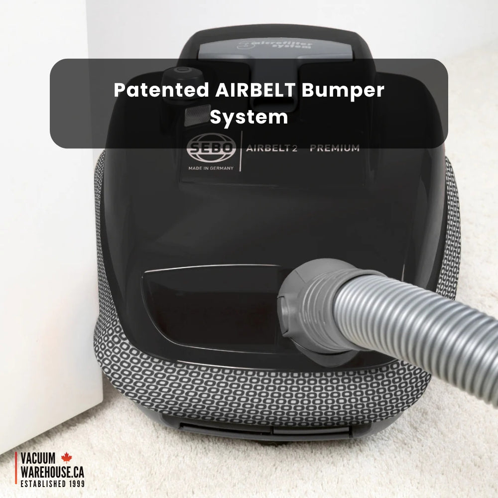 Sebo Airbelt K2 Turbo Canister Vacuum Cleaner - Pastel Blue