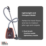 Sebo Airbelt K2 Turbo Canister Vacuum Cleaner - Volcano Red