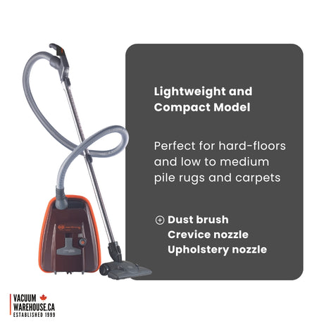 Sebo Airbelt K2 Turbo Canister Vacuum Cleaner - Volcano Red