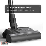 Sebo Airbelt K3 Premium Canister Vacuum Cleaner - Lava