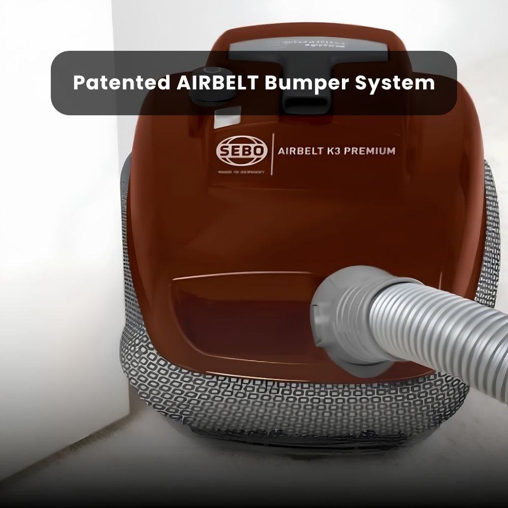 Sebo Airbelt K3 Premium Canister Vacuum Cleaner - Red