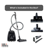 Sebo Airbelt K3 Premium Canister Vacuum Cleaner - Onyx Black