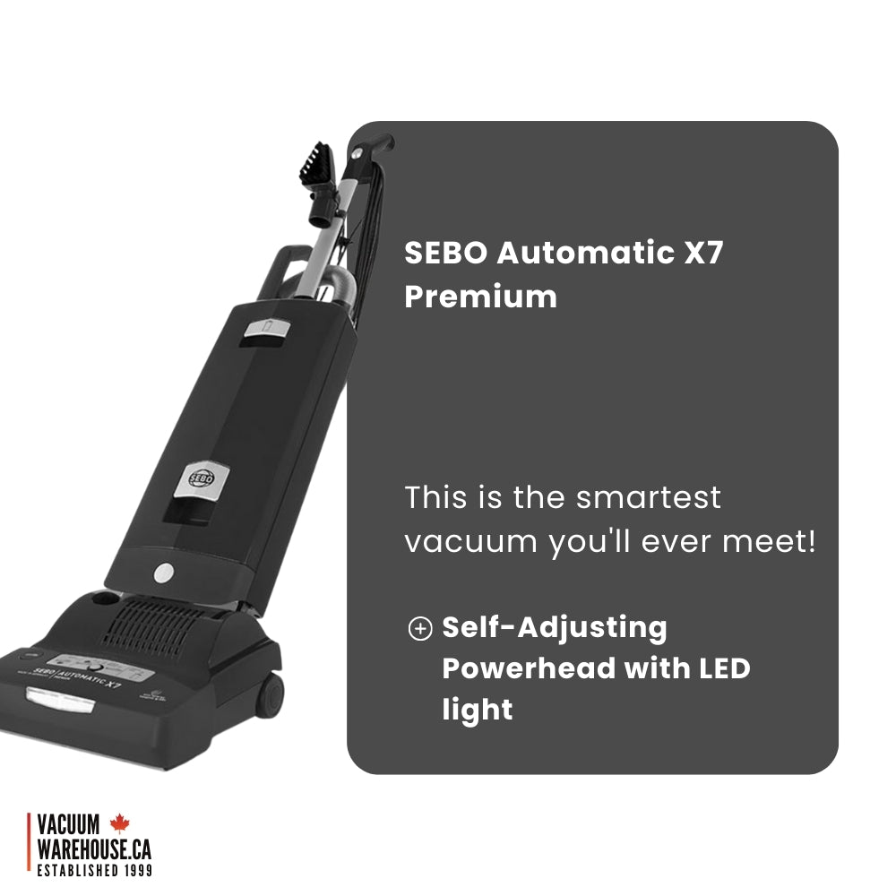 Sebo Automatic X7 Premium Upright Vacuum Cleaner - Graphite