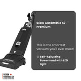 Sebo Automatic X7 Premium Upright Vacuum Cleaner - Graphite