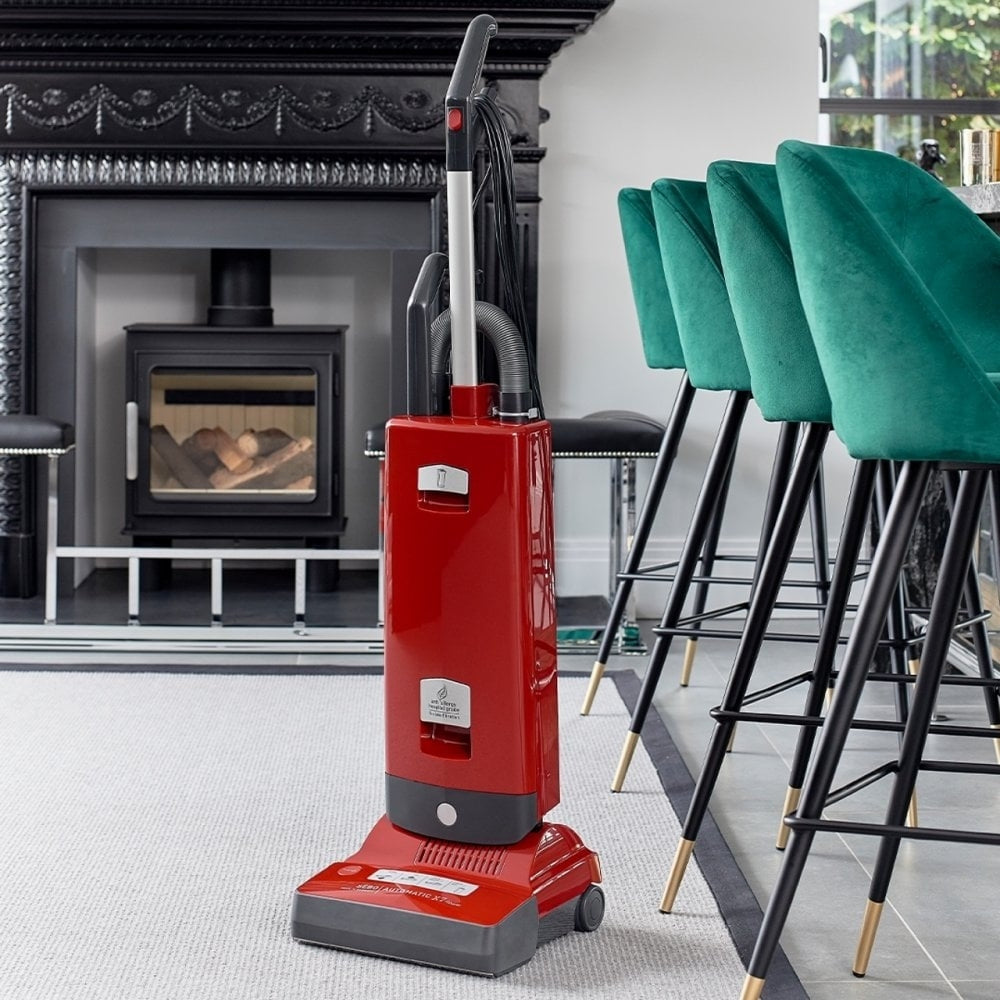 Sebo Automatic X7 upright vacuum cleaner - red