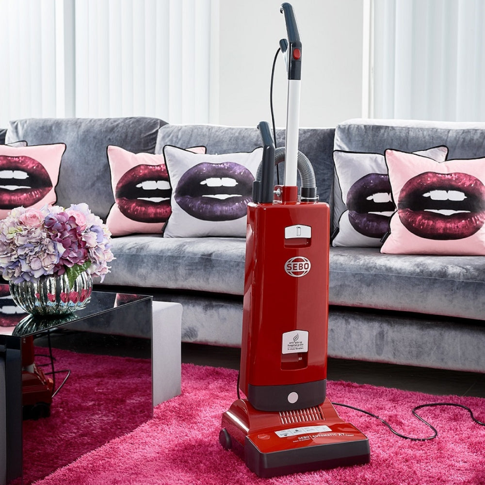 Sebo Automatic X7 upright vacuum cleaner - red