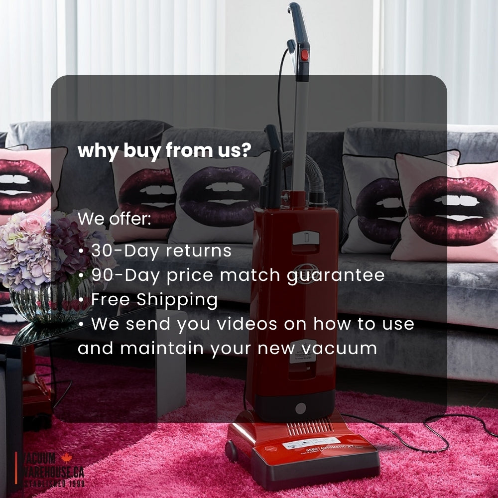 Sebo Automatic X7 upright vacuum cleaner - red