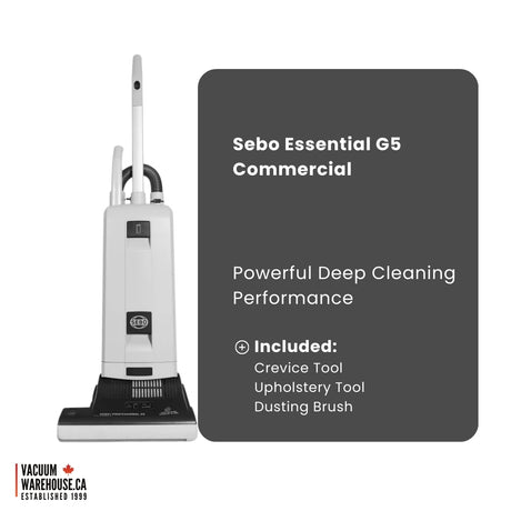 Sebo Essential G5 commercial upright vacuum cleaner