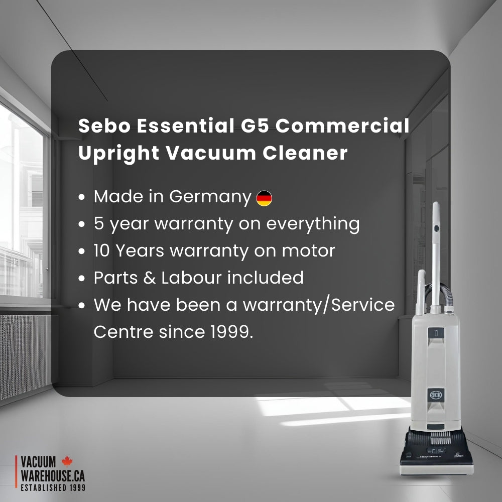 Sebo Essential G5 commercial upright vacuum cleaner