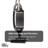 Sebo Felix 1 Premium Upright Vacuum Cleaner - Wild