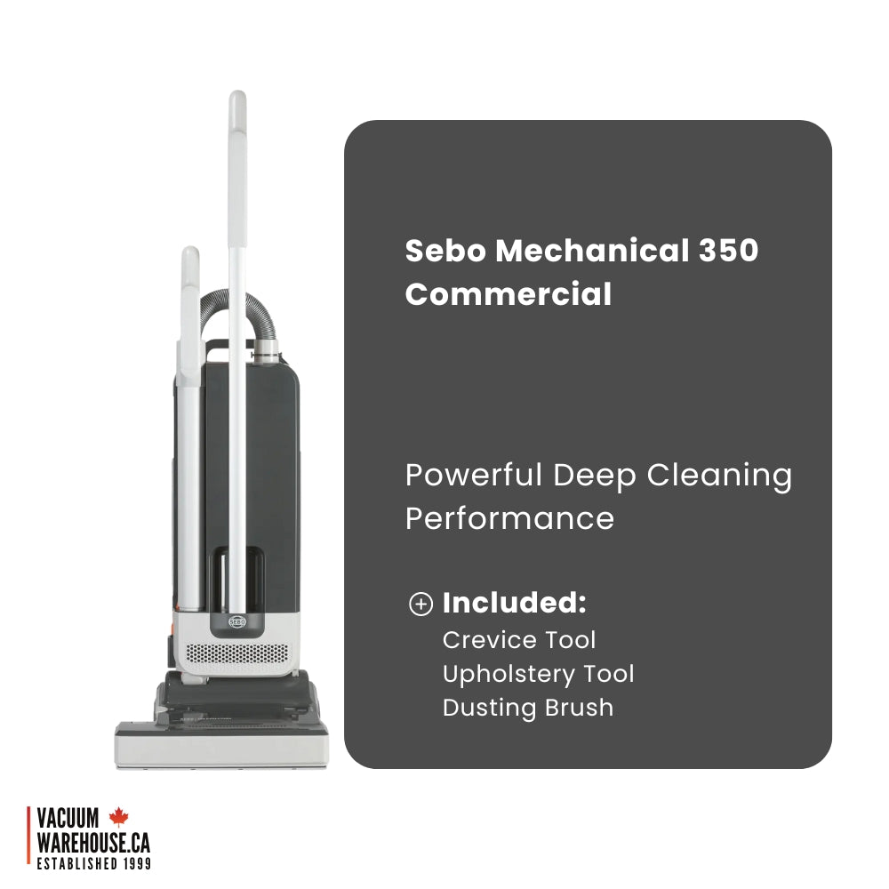 Sebo Mechanical 350 Commercial Upright Vacuum Cleaner