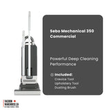 Sebo Mechanical 350 Commercial Upright Vacuum Cleaner
