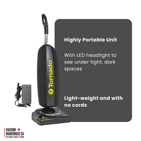 Tornado CK LW 13/1 Roam Single Motor Cordless Upright