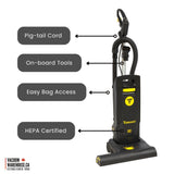 Tornado Deluxe CVD 48 Dual Motor Upright Vacuum Cleaner