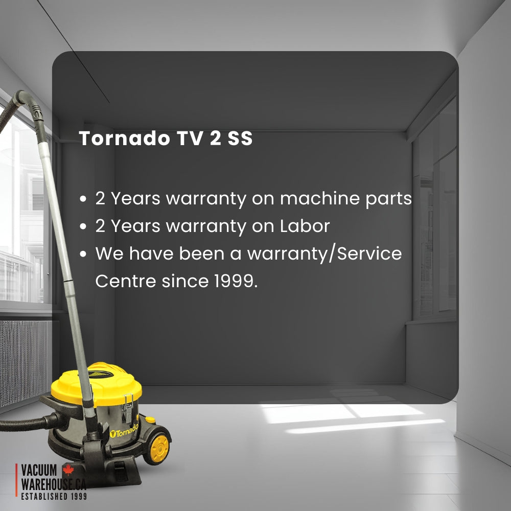 Tornado TV 2 SS Canister Vacuum Cleaner