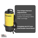 Tornado Pac-Vac 6 Aircomfort Back Pack Vacuum Cleaner