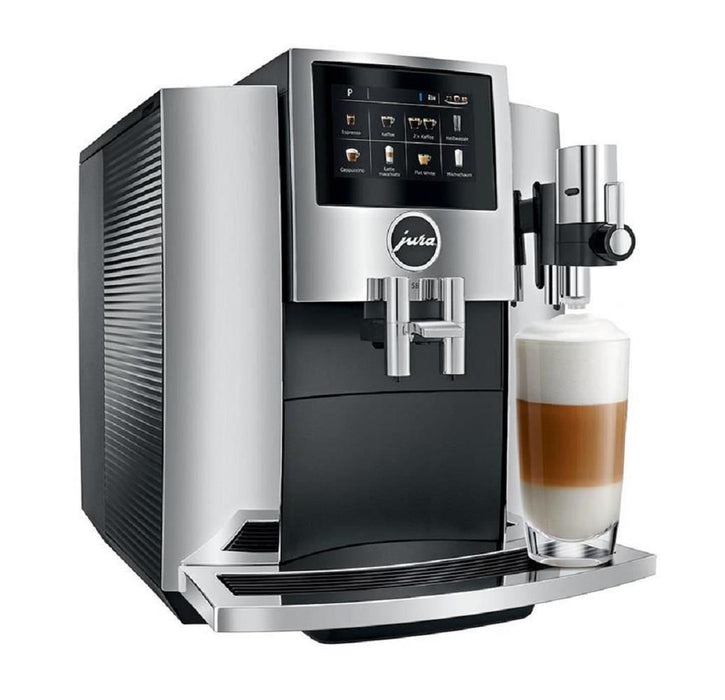 Jura S8 Super Automatic Coffee Machine - Chrome