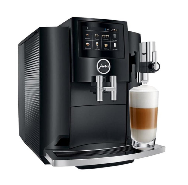 Jura S8 Super Automatic Coffee Machine - Piano Black