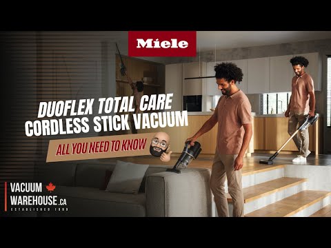 Miele Duoflex HX1 Total Care Cordless Stick Vacuum Cleaner - Osbidian Black