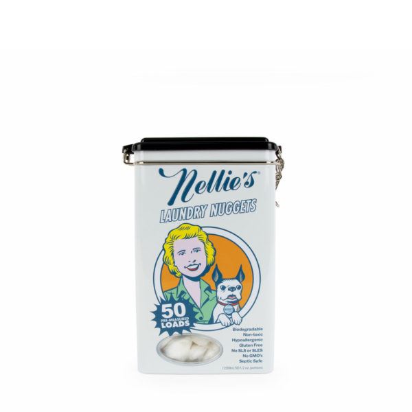 NELLIE'S LAUNDRY NUGGETS - 50 LOAD TIN